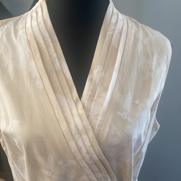 Jones New York Signature white & cream dress US14 - Picture 3 of 8